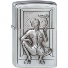 Zippo Smoking Woman Emblem